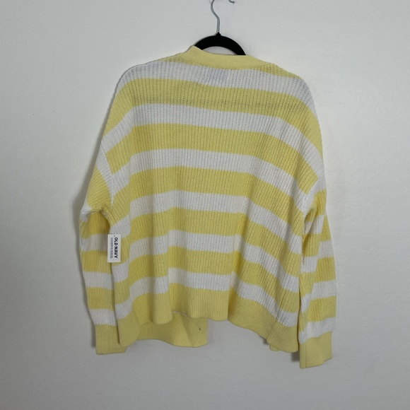 ⭐️Striped Lightweight Shaker-Stitch Art Coquette Hipster Hippie Cardigan Sweater - Picture 5 of 5